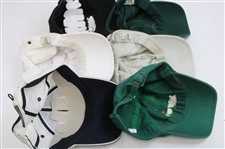 Six (6) 2007 & 2013 Masters Tournament Various Dated, Par-3 & Large Logo Hats