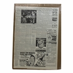 April 13, 1953 New York Times Page 'Hogan Captures Masters Golf'