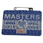 1979 Masters Tournament SERIES Badge #23957 - Fuzzy Zoeller Winner