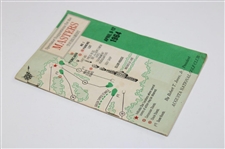 1964 Masters Tournament Spectator Guide - Arnold Palmer Winner