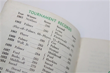 1964 Masters Tournament Spectator Guide - Arnold Palmer Winner