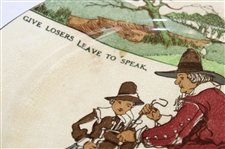 Royal Doulton Give Losers Leave To Speak, And Winners To Laugh Plate