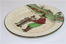 Royal Doulton Give Losers Leave To Speak, And Winners To Laugh Plate