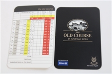 Cam Smith Signed St. Andrews Old Course Scorecard JSA ALOA