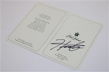 Hideki Mastuyama Signed Sea Island Golf Club Scorecard JSA ALOA