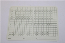 Hideki Mastuyama Signed Sea Island Golf Club Scorecard JSA ALOA