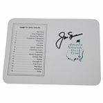 Jack Nicklaus Signed Augusta National Golf Club Scorecard JSA #AJ38949