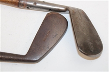 LH Macgregor B4 Perfection Mashie & Hoylake Dot Face Mid Iron w/Sheepskin Grip