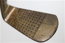 LH Spalding Gold Medal 2 Dot Punched Face Iron & LH Spalding Gold Medal 1 Smooth Face Iron