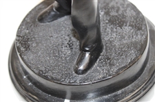 Statue Of Female Golfer Lining Up An Iron Shot 