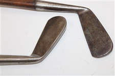 A.J. Christie Hand Forged Smooth Face LH Club w/Sheep Skin Grip & J. Duncan Stirling Gibson Star Iron