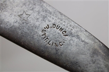 A.J. Christie Hand Forged Smooth Face LH Club w/Sheep Skin Grip & J. Duncan Stirling Gibson Star Iron