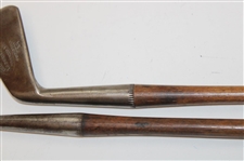 A.J. Christie Hand Forged Smooth Face LH Club w/Sheep Skin Grip & J. Duncan Stirling Gibson Star Iron