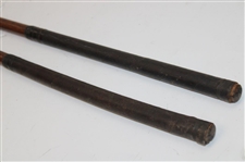 Two (2) LH Spalding Gold Medal Hand Forged Irons Circa 1905