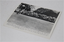 Ben Hogan 1950 US Open at Merion Winning Putt on 18th Green Wire Photo