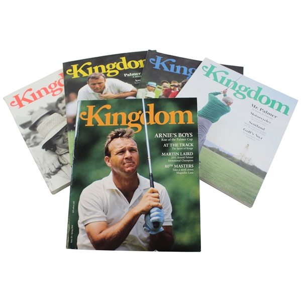 Five (5) Arnold Palmer Cover Kingdom Magazines