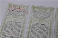 c.1910 Set Of “Far And Sure”  Golfing Resorts Advertising Bookmarks From The Glasgow& South Western Railway