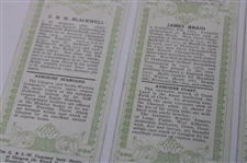 c.1910 Set Of “Far And Sure”  Golfing Resorts Advertising Bookmarks From The Glasgow& South Western Railway