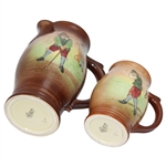 Large Royal Doulton Pitcher And Matching Mug