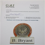 Brad Bryant’s 2014 US Senior Open at Spyglass Hill Contestant Badge
