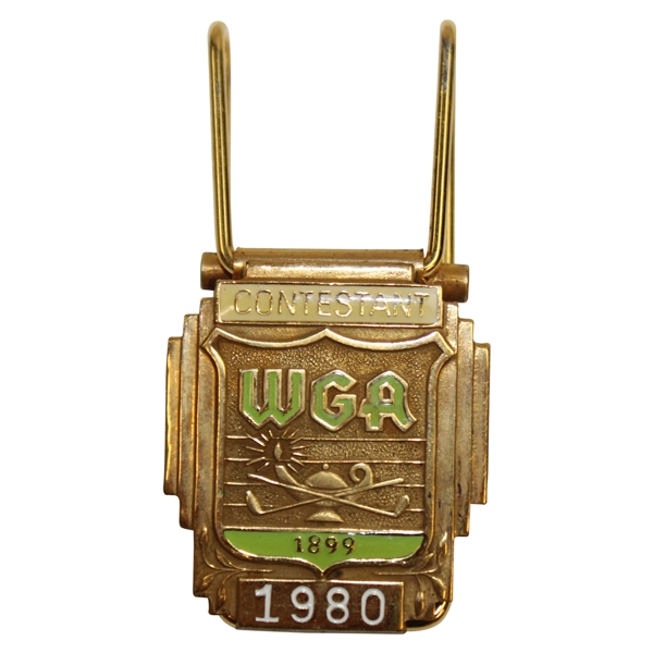 Brad Bryant’s 1980 WGA Western Open at Wykagyl Contestant Badge