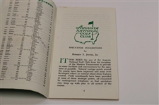 Fuzzy Zoeller Signed 1979 Masters Tournament Spectator Guide JSA ALOA