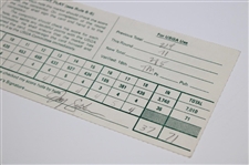 Tom Watson Signed 1988 US Open at The Country Club Official Scorecard 