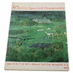 Jack Nicklaus Signed 1967 US Open at Baltusrol Official Program JSA ALOA