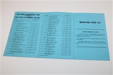 Jack Nicklaus Signed 1978 The Open at St. Andrews Saturday Order of Play Booklet JSA ALOA