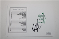 Trevino, Immelman, Langer & Couples Signed Augusta National Golf Club Scorecards JSA COA
