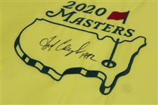 Fred Couples Signed 2020 Masters Tournament Embroidered Flag Inscribed '1992' JSA #CA66655