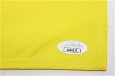 Fred Couples Signed 2020 Masters Tournament Embroidered Flag Inscribed '1992' JSA #CA66655