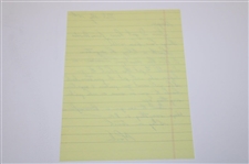 Charles Coody Signed Letter To Wayne Beck JSA ALOA