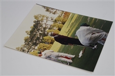 Byron Nelson Signed Masters 8X10 Original Driving Range Photo JSA ALOA