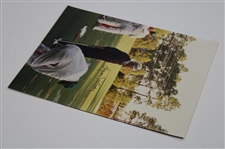 Byron Nelson Signed Masters 8X10 Original Driving Range Photo JSA ALOA