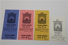 1981 PGA Championship at Atlanta Athletic Club Ticket Set