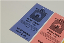 1981 PGA Championship at Atlanta Athletic Club Ticket Set