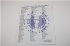 Carter, Buller & Smith Signed 2000 Kansas Sports HOF Program JSA ALOA