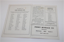 1946 Utah Golf Association 21st Open Championship Program