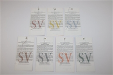 Rich Beem Signed 2002 PGA Championship at Hazeltine Stewart Village & Wanamaker Club Ticket Set JSA ALOA