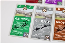 Shaun Micheel Signed 2003 PGA Championship at Oak Hill Country Club Ticket Set JSA ALOA