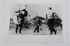 Eight (8) Jack Nicklaus & others Photos - Trophies, Farewell, Ltd Ed, Press, Wire & other