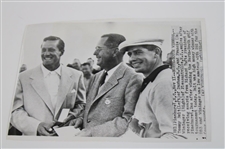 Eight (8) Jack Nicklaus & others Photos - Trophies, Farewell, Ltd Ed, Press, Wire & other