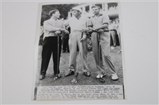 Eight (8) Jack Nicklaus & others Photos - Trophies, Farewell, Ltd Ed, Press, Wire & other