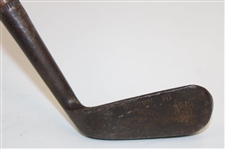 Hillerich & Bradsey Hand Forged 1M Mashie w/HB Shaft Stamp & Cork Grip