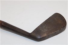 Hillerich & Bradsey Hand Forged 1M Mashie w/HB Shaft Stamp & Cork Grip