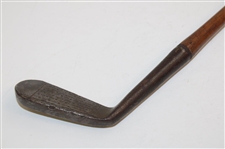 Hillerich & Bradsey Hand Forged 1M Mashie w/HB Shaft Stamp & Cork Grip