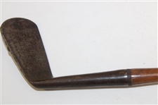 Hillerich & Bradsey Hand Forged 1M Mashie w/HB Shaft Stamp & Cork Grip