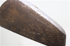 Hillerich & Bradsey Hand Forged 1M Mashie w/HB Shaft Stamp & Cork Grip