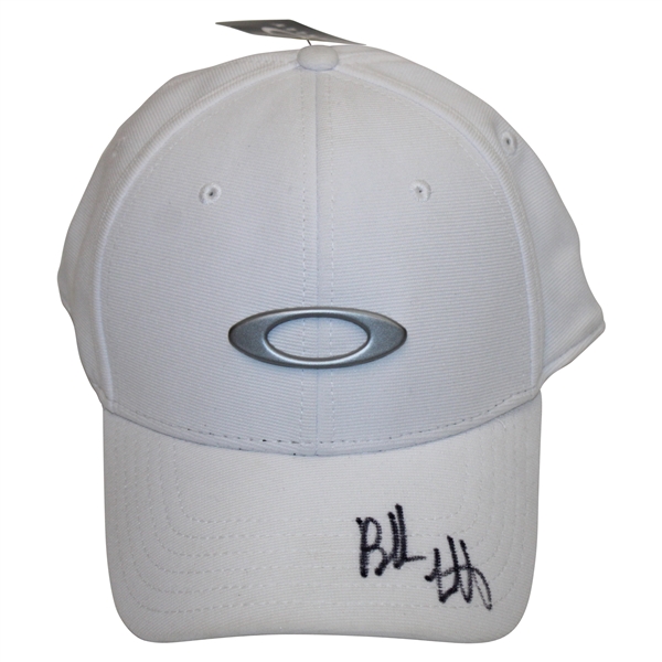 Bubba Watson Signed White Oakley Hat JSA ALOA